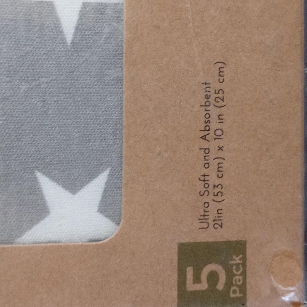 KeaBabies organic burp cloths - Picture 3 of 3